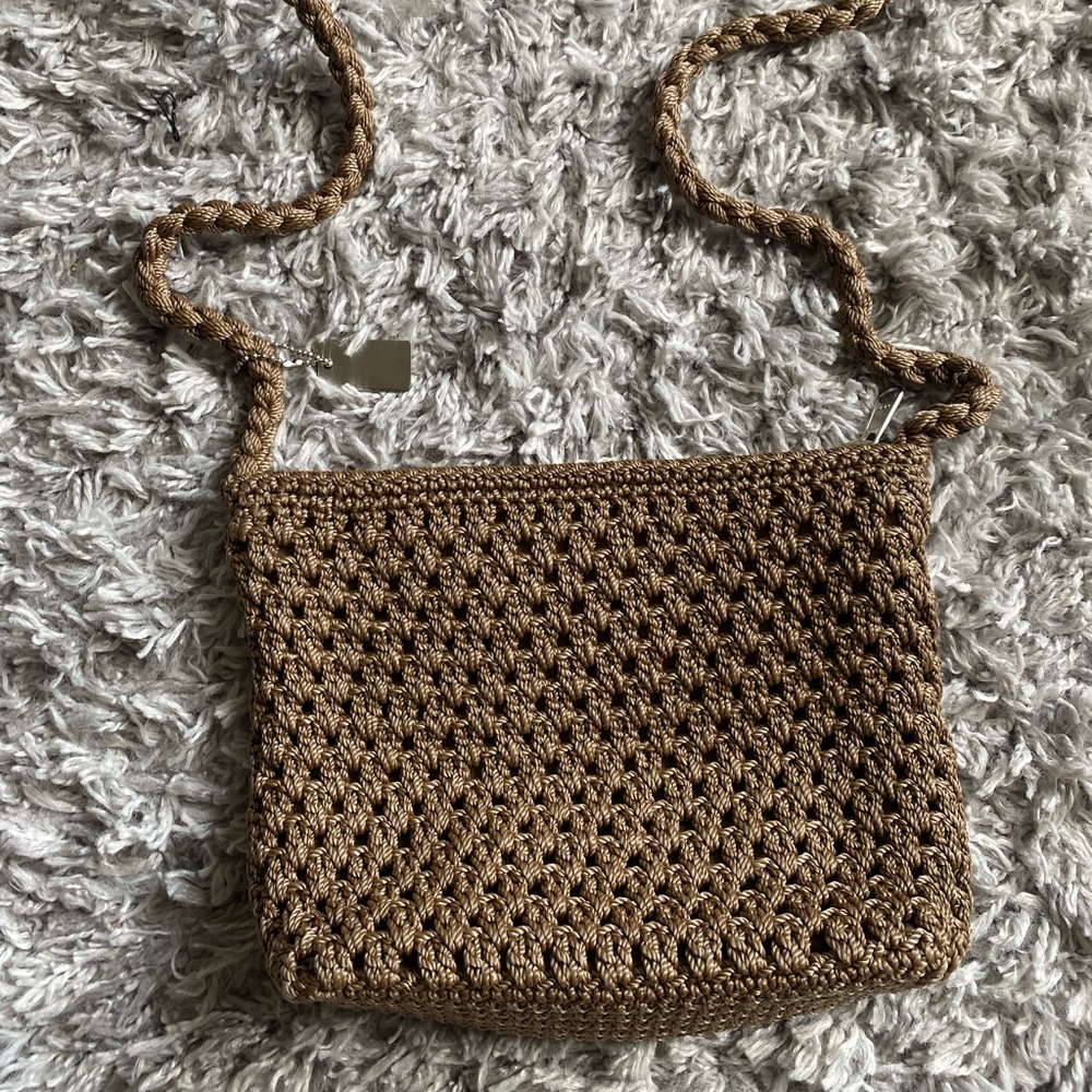 Adorable crocheted knit bag